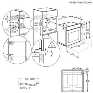 horno aeg bse782380m 70l inox vapor