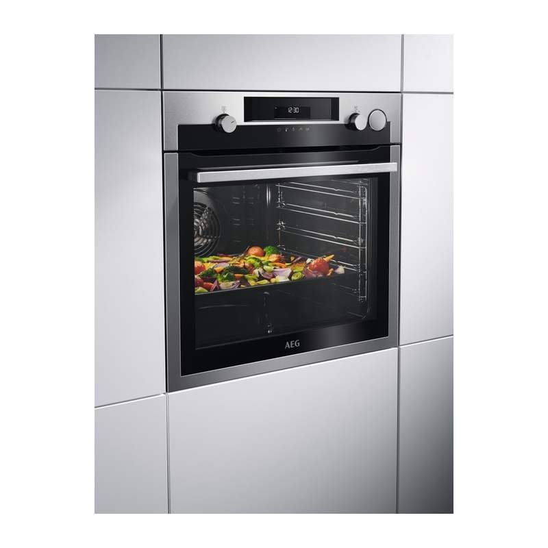 horno aeg bse572360m 72l gt piro inox sonda vapor - Imagen 3