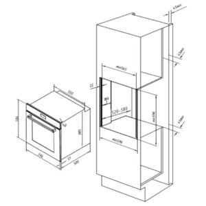 horno cecotec 02806 multifuncion/inox 72/litros 7/func. clase/a