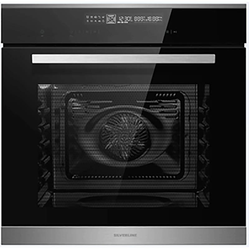 horno silverline ove-645ib 70 litros cristal negro+parrilla airfry