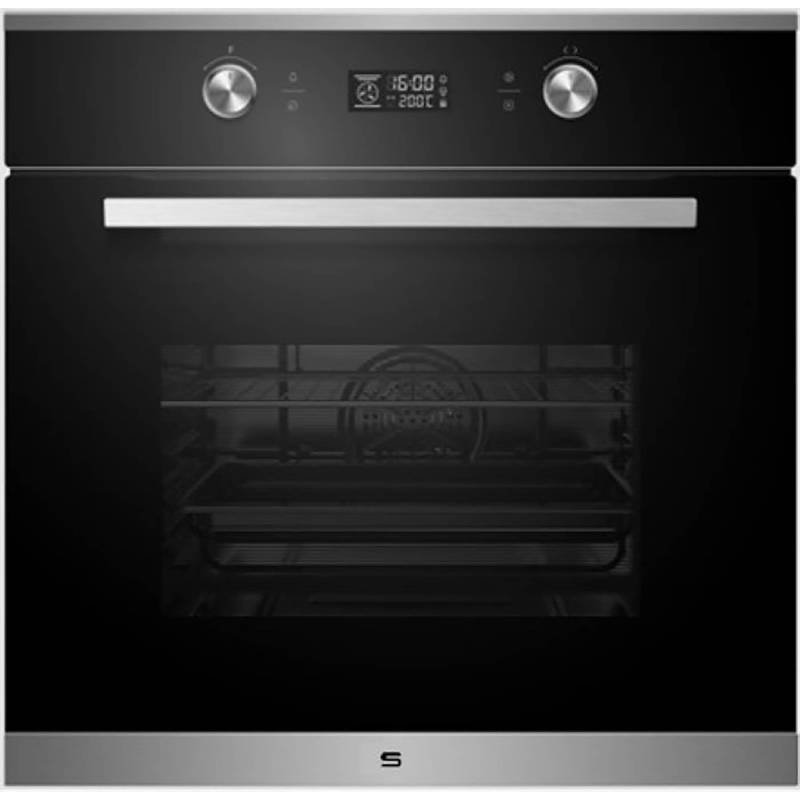 horno silverline ove-645ib 70 litros cristal negro+parrilla airfry - Imagen 2