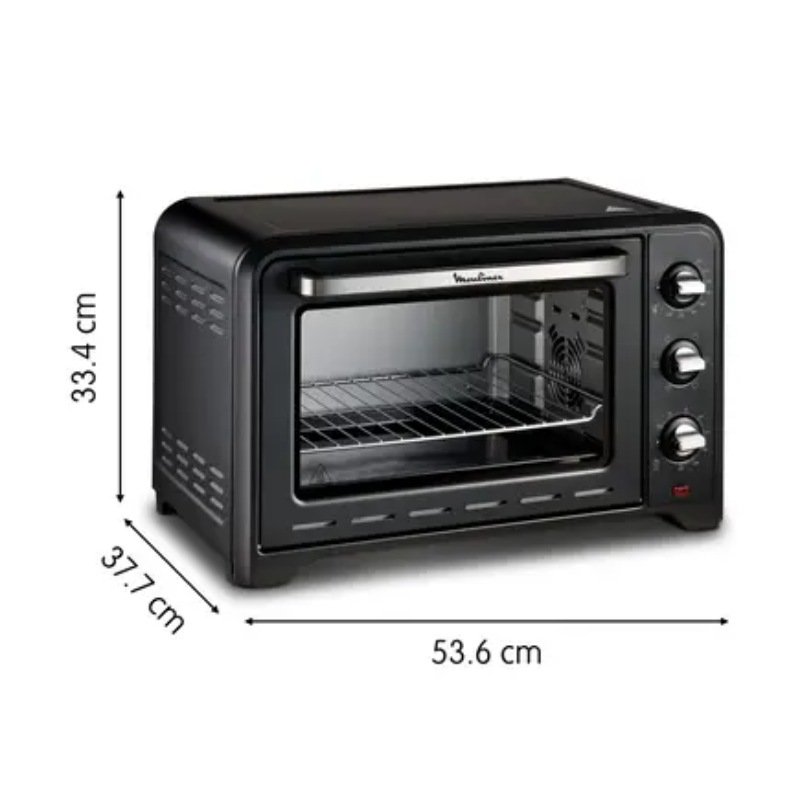 horno sobremesa moulinex ox4648 33l convec negro - Imagen 4