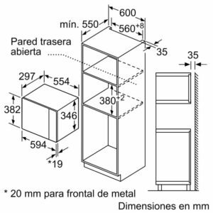 microondas balay 3cg5172n2 20l cristal negro