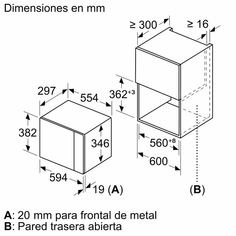 microondas balay 3cg5172n2 20l cristal negro - Imagen 5
