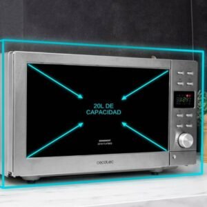 microondas cecotec 01399 20l sin plato inox c/grill