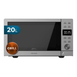 microondas cecotec 01399 20l sin plato inox c/grill