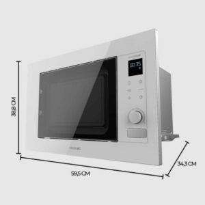 microondas integracion cecotec 01384 21l dig c/grill blanco