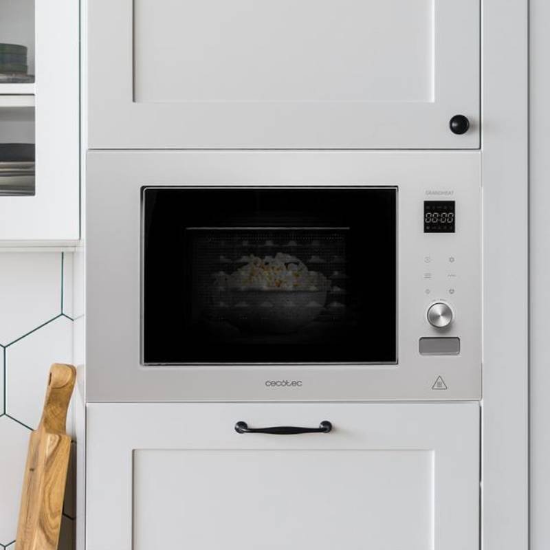 microondas integracion cecotec 01384 21l dig c/grill blanco - Imagen 4