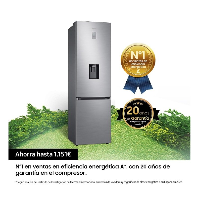 fricom. samsung rb38c655ds9/ef 203×60 nf inox disp - Imagen 3