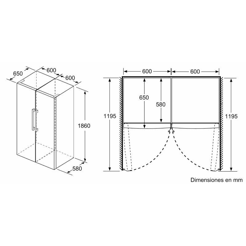 frigo 1p balay 3fce553we 186×60 1p bco clase/e - Imagen 4