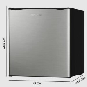 frigo 1p cecotec 00151 48×48,7 46/litros inox mini bar