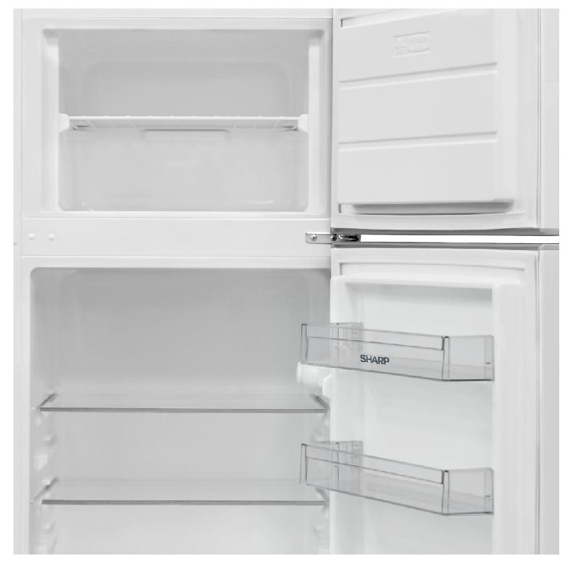 frigo 2p sharp sjftb01itxwees 144×54 2p bco - Imagen 3