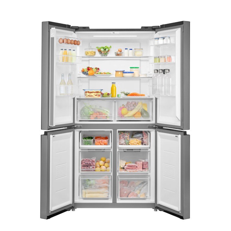 frigo americano artica afea17783f474i 177×84 4p nf inox dsp - Imagen 2