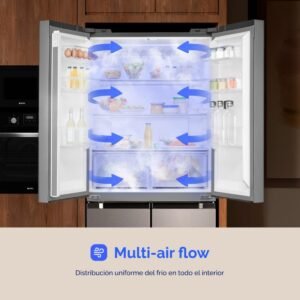 frigo americano artica afea17783f474i 177×84 4p nf inox dsp