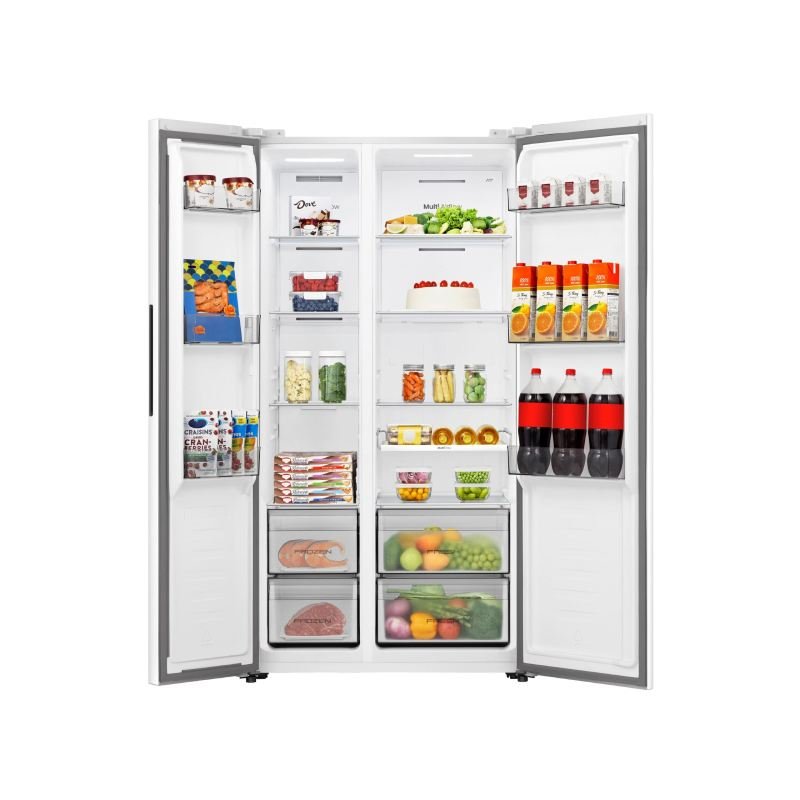 frigo americano hisense rs3p538newe 179x91x60 nf bco dsp kfit - Imagen 3