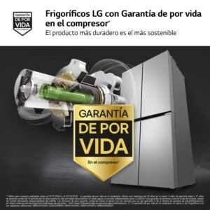 frigo americano lg gmb860pyde 179×83 530l 4p inox clase/d