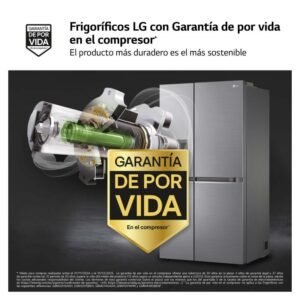 frigo americano lg gslv71pztd 179×91 635l inox clase/d