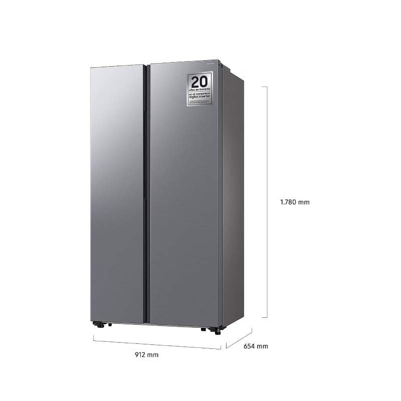 frigo americano samsung rs57dg400em9ef 178×91 inox e - Imagen 3