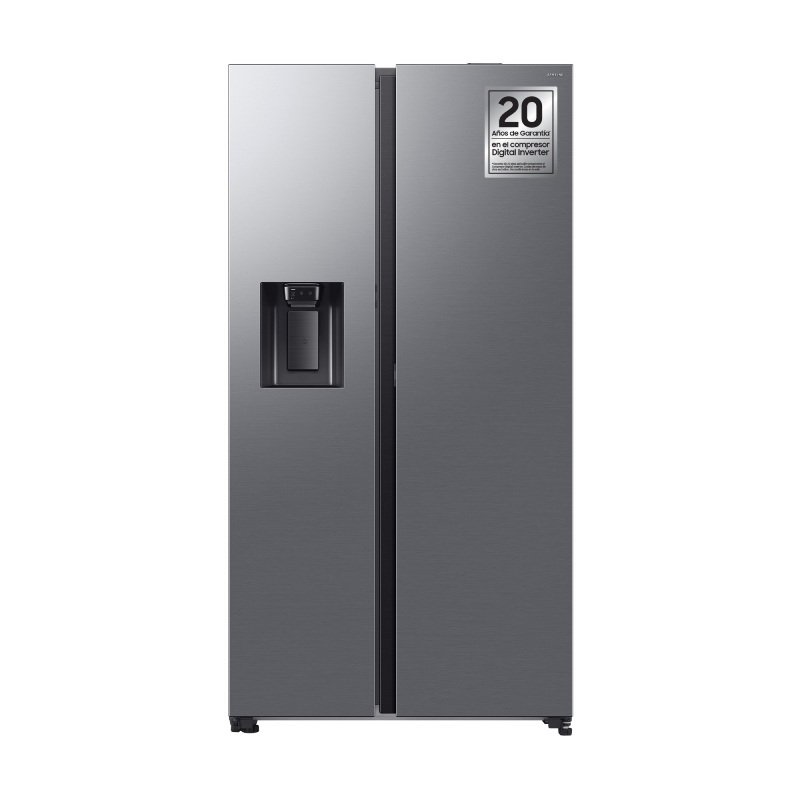 frigo americano samsung rs80f66kctef 179×92 disp inox