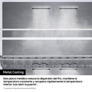 frigo americano samsung rs80f66kctef 179×92 disp inox