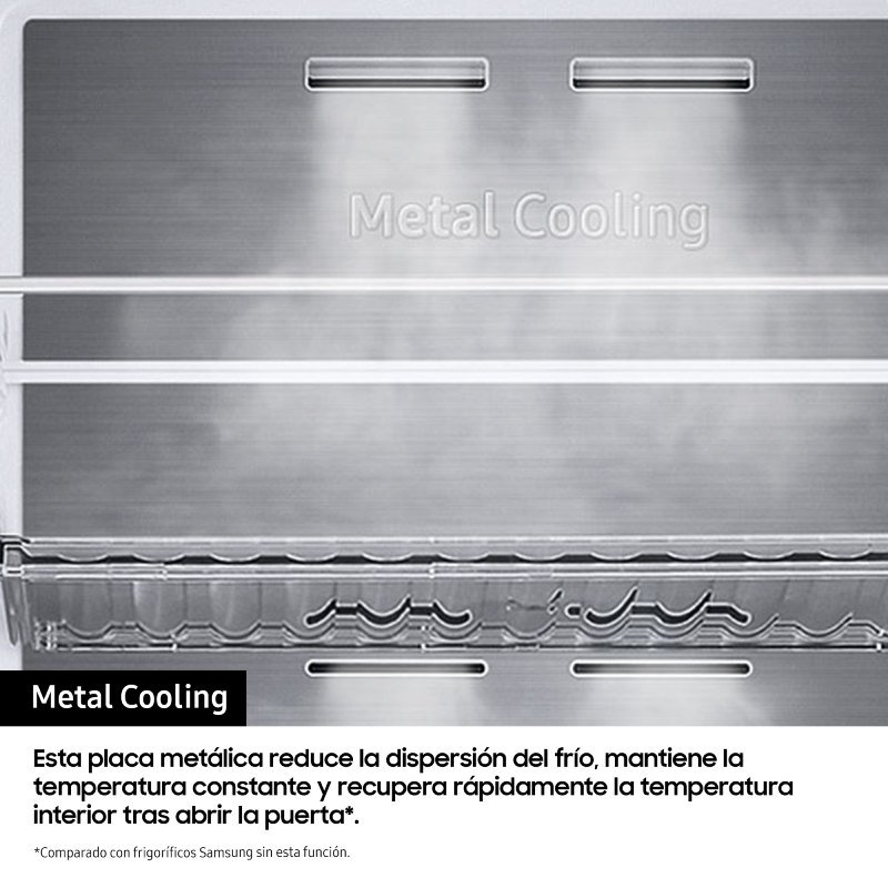 frigo americano samsung rs80f66kctef 179×92 disp inox - Imagen 5