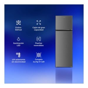 frigo artica 2p afe2p16655l248i 166×55 2p inox
