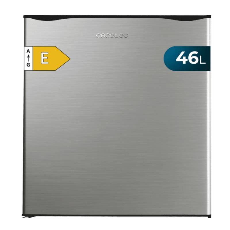 frigo cecotec 1p 3617 48×48,7 46/l inox clase/e
