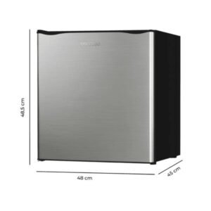 frigo cecotec 1p 3617 48×48,7 46/l inox clase/e