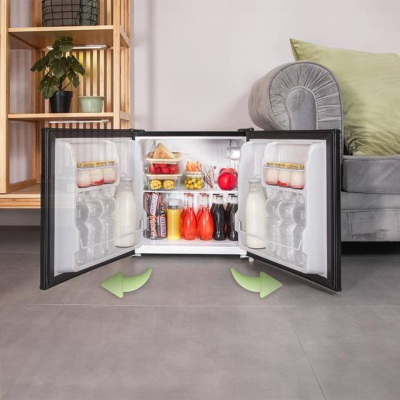 frigo cecotec 1p 3617 48×48,7 46/l inox clase/e - Imagen 3