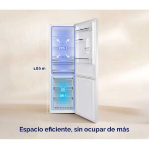 frigo combi artica cooltech186cb 186×60 nf dsp bco clase/c