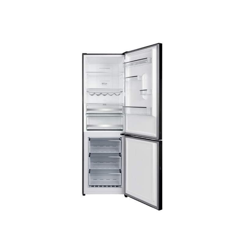 frigo combi artica cooltech186cng 186×60 cristal negro clase/c - Imagen 2