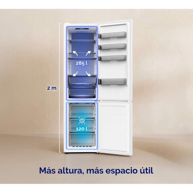 frigo combi artica cooltech200cb 200×60 coolwall bco clase/c - Imagen 4