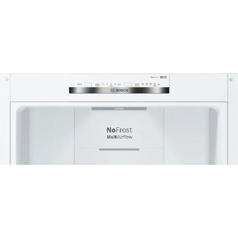 frigo combi bosch kgn362wed 186×60 nf blanco - Imagen 3