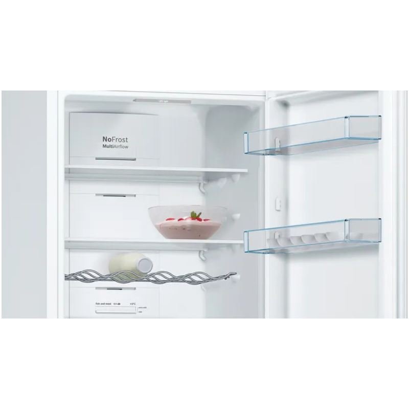 frigo combi bosch kgn362wed 186×60 nf blanco - Imagen 4