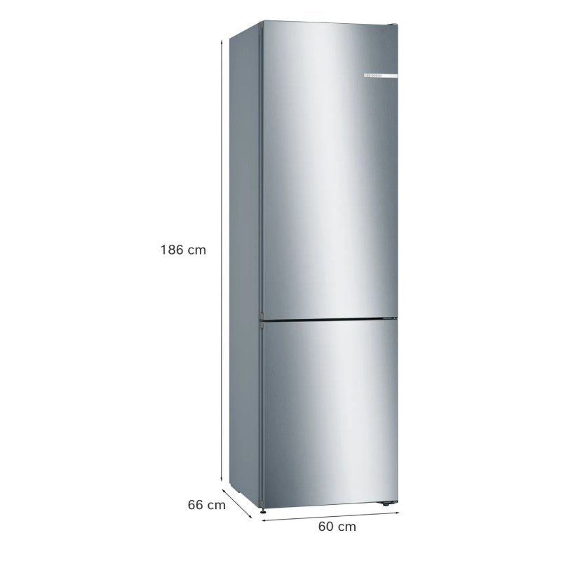 frigo combi bosch kgn36vied 186×60 nf inox clase/e - Imagen 5