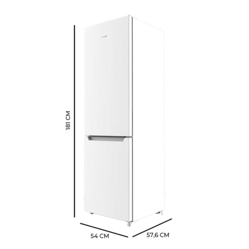 frigo combi cecotec 02433 181×55 nf clase/d blanco - Imagen 2