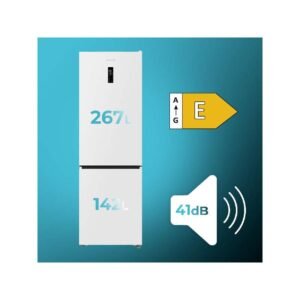 frigo combi cecotec a01_eu01_[LTG_SITE_PHONE]×60 409litros clase/e blanco