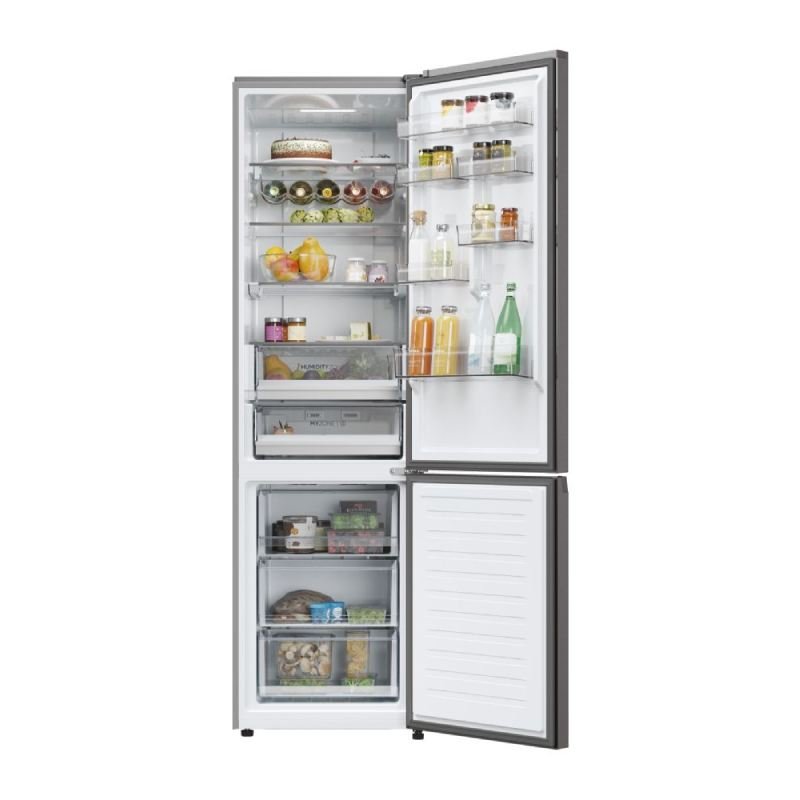 frigo combi haier hdpw5620anpd 205×60 nf inox clase/a - Imagen 2