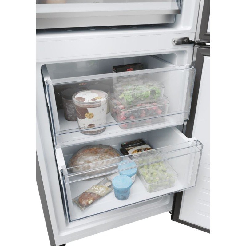 frigo combi haier hdpw5620cnpk 205×60 nf dsp inox - Imagen 5