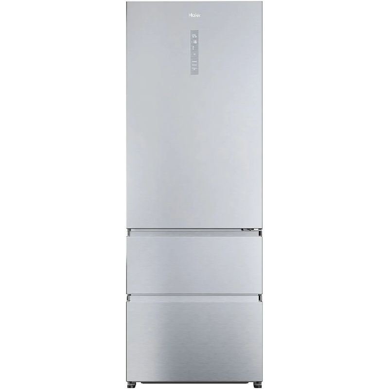 frigo combi haier htr5720enmg 200×70 nf inox 3p clase/e
