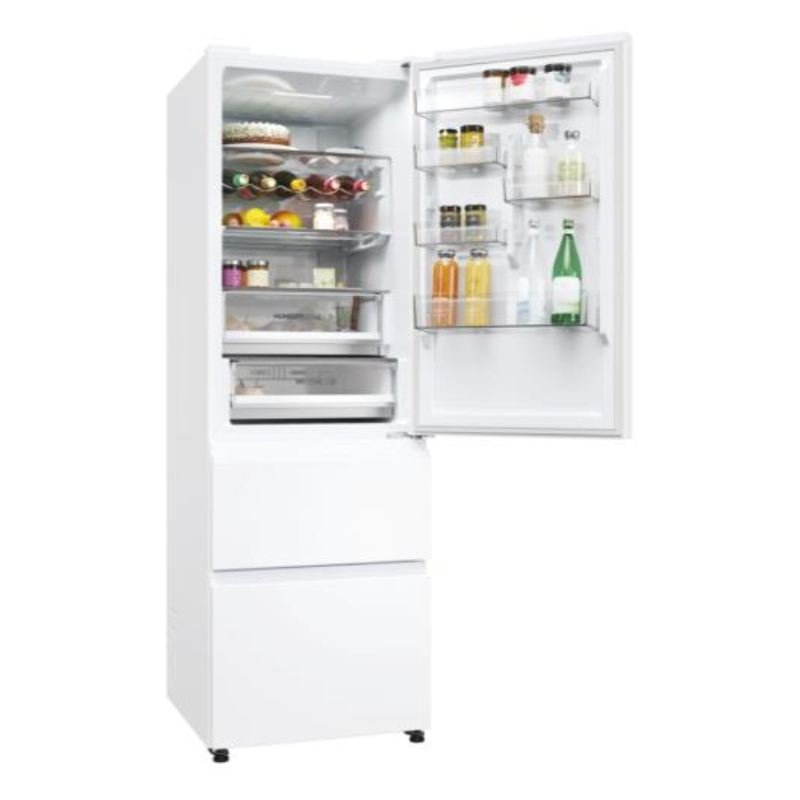 frigo combi haier htw5618enpw 185×60 nf blanco 3d 3p clase/e - Imagen 2