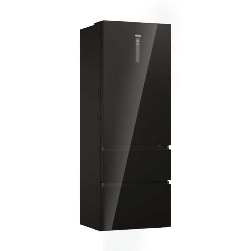 frigo combi haier htw7720dngb 200×70 3p nf cristal neg - Imagen 3