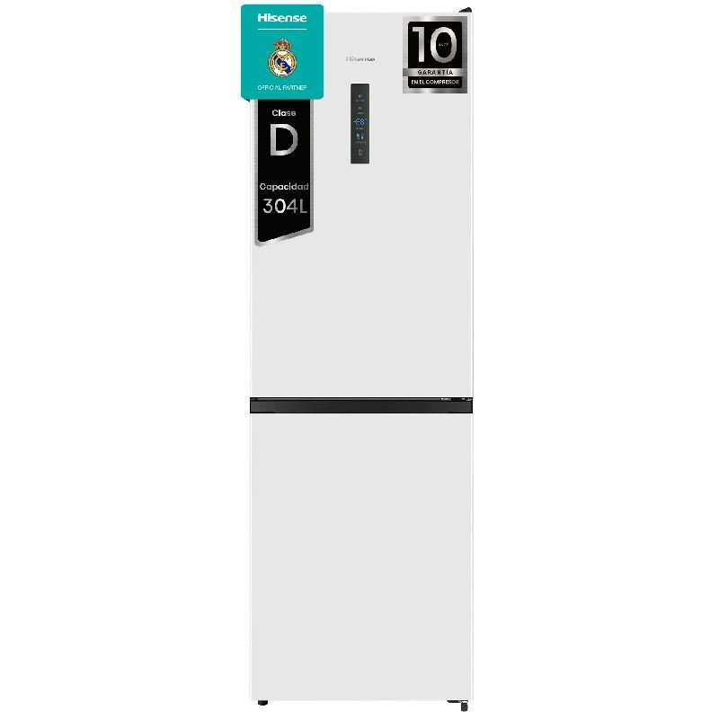 frigo combi hisense rb390n4dwd 186×60 nf blanco clase/d