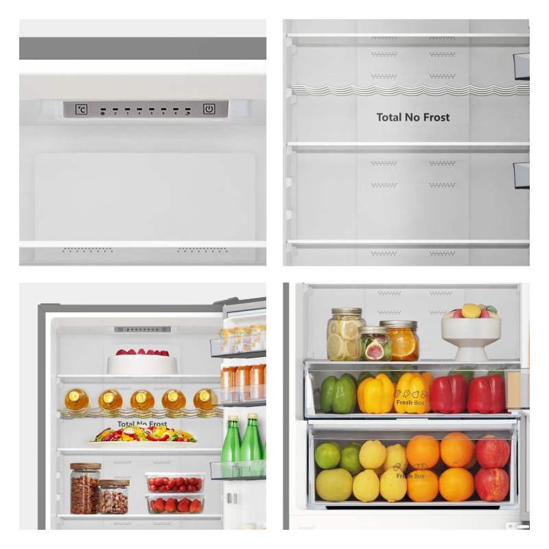 frigo combi hisense rb440n4aca 202x60x58 nf inox - Imagen 4