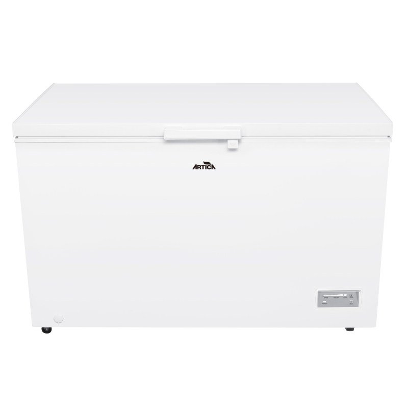 congelador horizontal artica aech380ew 85x130x70 380l dual