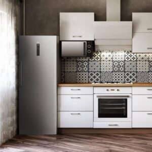 congelador vertical cecotec 02392 185×71 inox clase/e