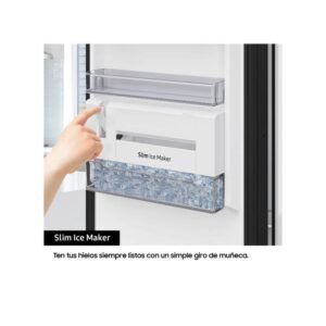 congelador vertical samsung rz32c7cdewwef 186×60 1p nf blanco