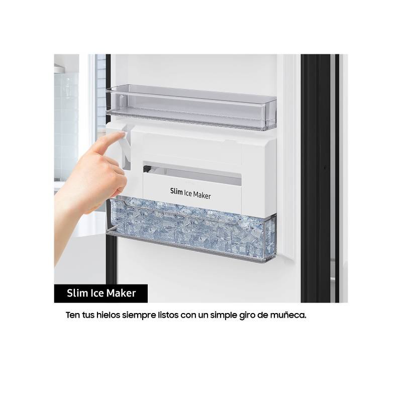 congelador vertical samsung rz32c7cdewwef 186×60 1p nf blanco - Imagen 5
