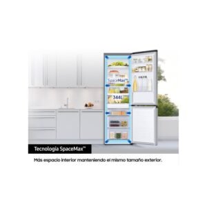 frigo combi samsung rb34c600csa/ef 185×59 nf inox clase/c