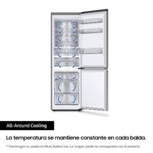frigo combi samsung rb34c775cs9/ef 185×60 nf inox clase/c